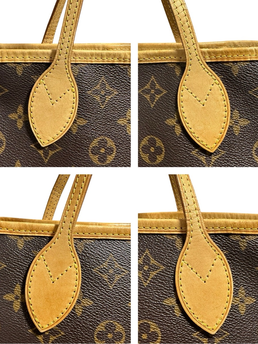 Louis Vuitton Monogram & Vachetta Neverfull PM Tote Bag - Picture 6 of 16